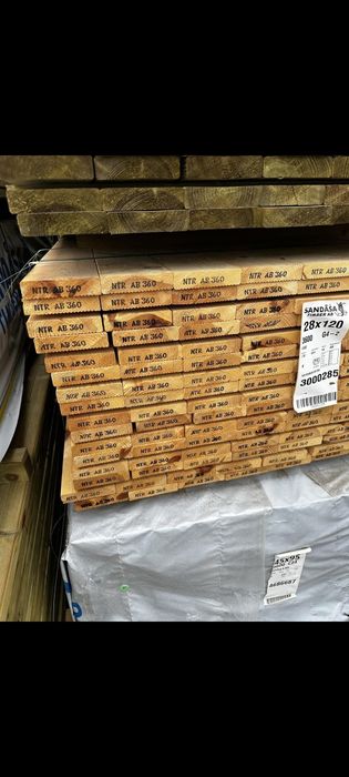 Drewno konstrukcyjne C24 kantowki boazeria szorstka , NTR