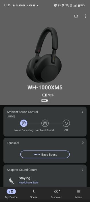 Słuchawki Sony WH-1000XM5 Black