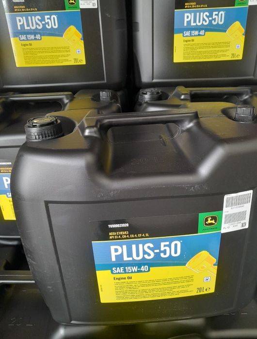 Мастило моторне JOHN DEERE Plus 50 15W-40 20L (оригінал)