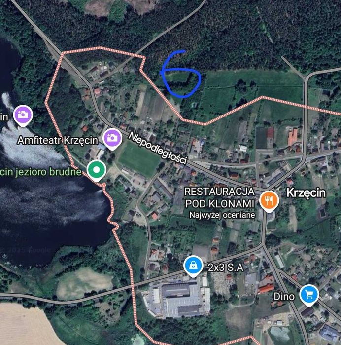 Atrakcyjna dzialka pod domek