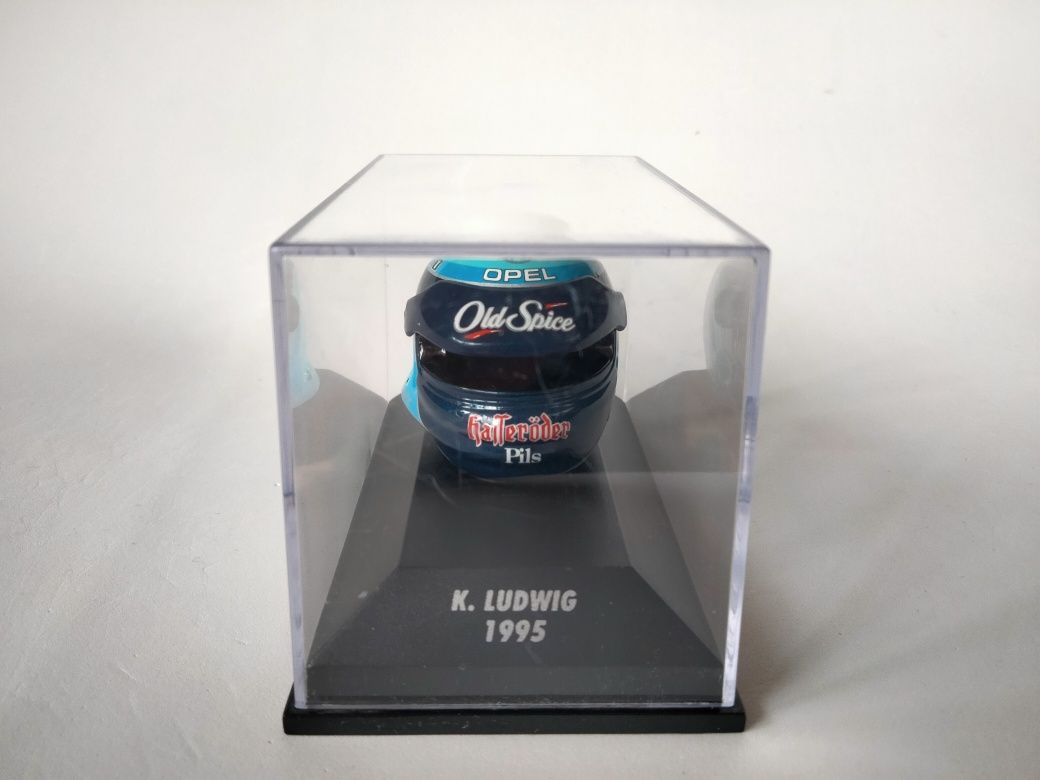 1/8 Capacete Klaus Ludwig - Opel Team Rosberg (Miniatura - Minichamps)