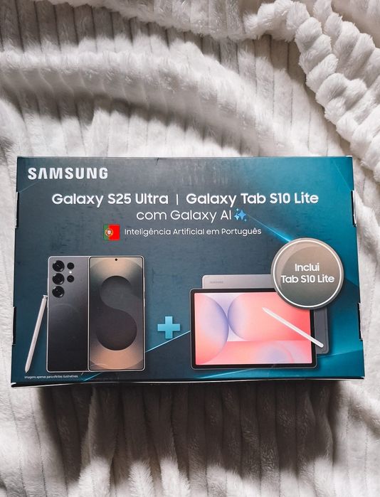 PACK: Galaxy S25 Ultra 512 GB + Galaxy Tab S10 Lite - NOVO E SELADO