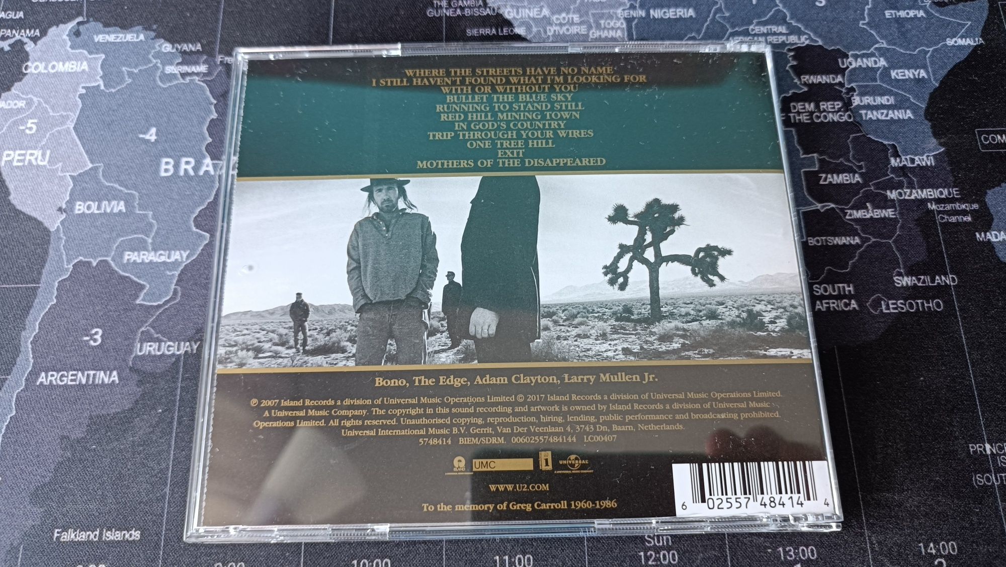 Płyta CD U2 The Joshua Tree (Opis)