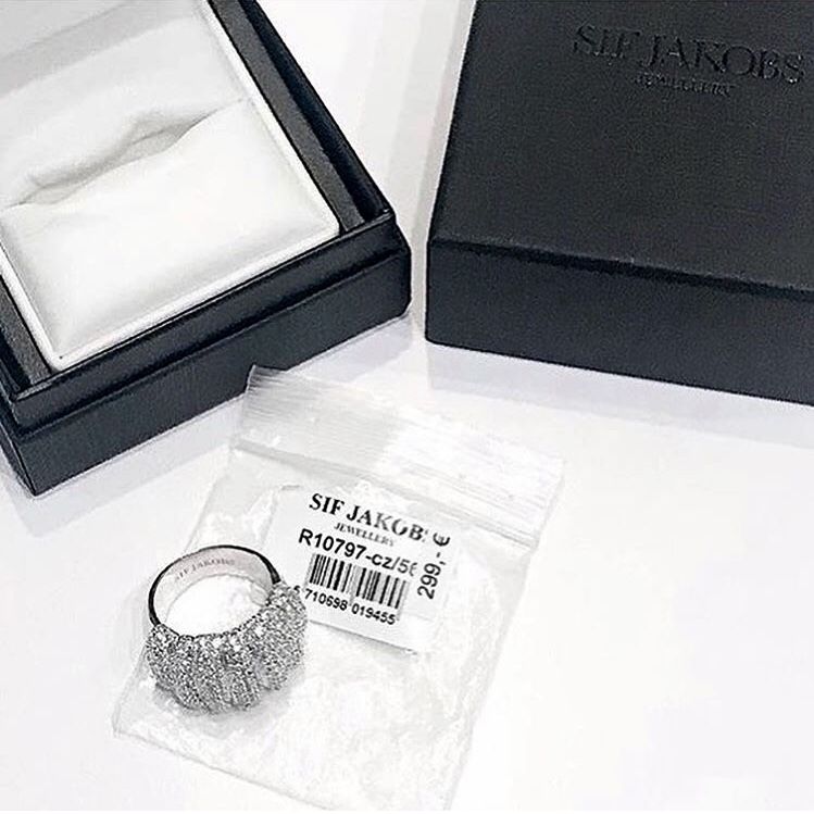 Перстень, Sif Jakobs, Thomas Sabo, серебро, цирконій, р.17.5/18,8