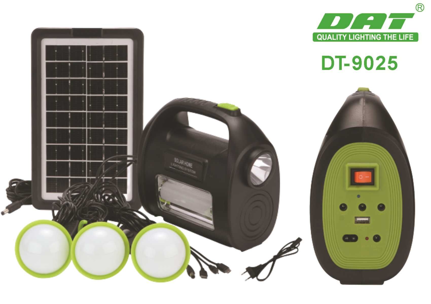 Зарядна сонячна станція із сонячною батареєю радіо DT9025 9000MAh