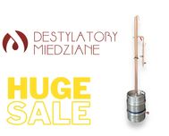Destylator miedziany kolumna Basic LM/VM- spirytus i bimber
