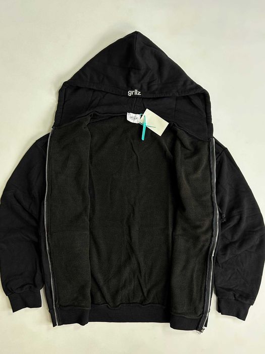 Худі Grailz zip hoodie archive зипка черная кофта чорна худи зіп M L