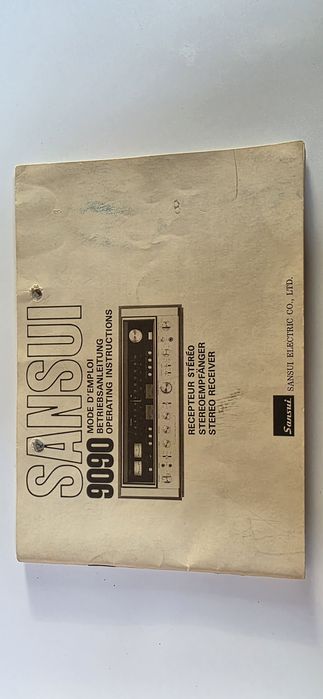 Sansui 9090 - oryginalna instrukcja obsługi / operating manual