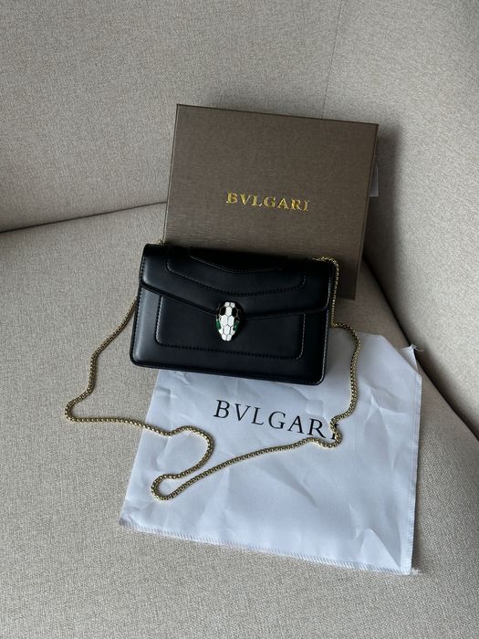 Сумка Bvlgari Serpenti Forever Crossbody Mini Bag Black