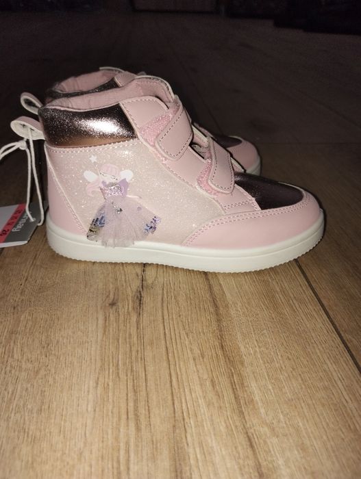 Buty trzewiki nowe 26 brokatowe księżniczki