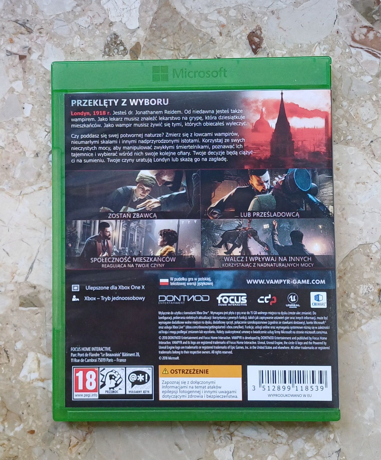 Vampyr PL x box one