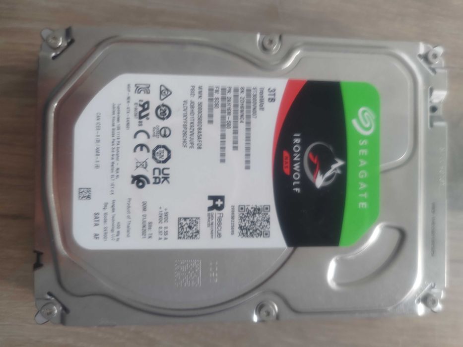 Dysk HDD Seagate IronWolf 3TB 3.5'' SATA III (ST3000VN007) USZKODZONY