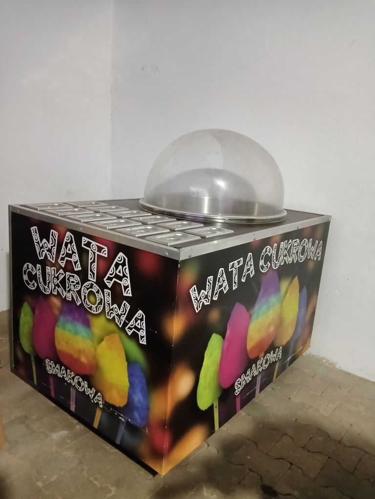 Maszyna do waty! Wata cukrowa. Wózek