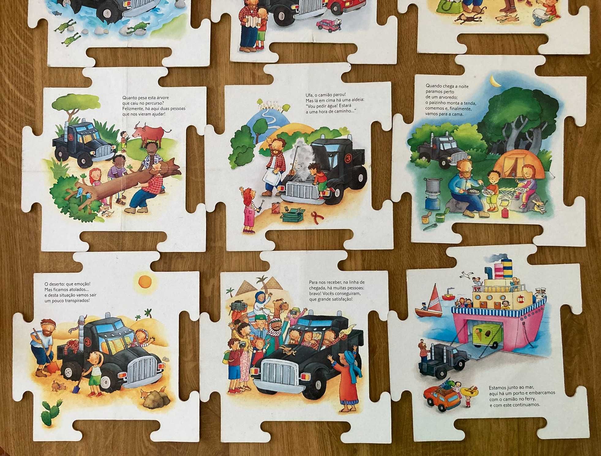 Pista Puzzle Competição com o Camião
