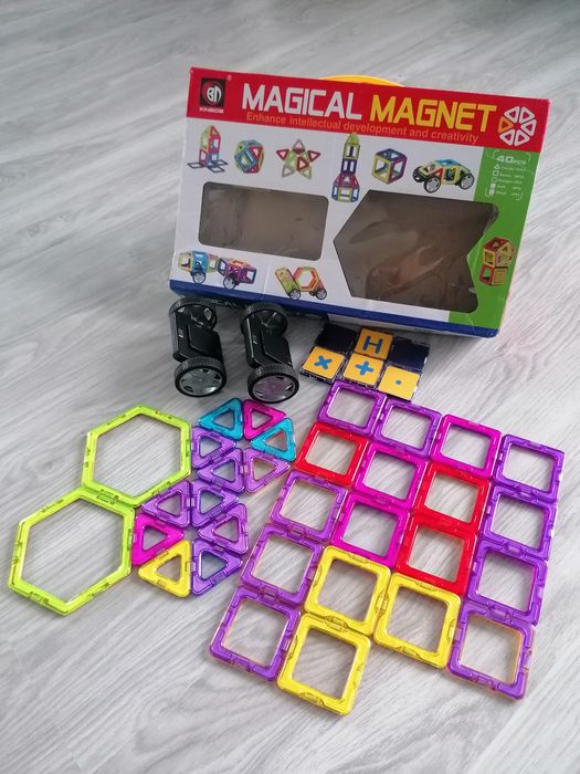 Klocki magnetyczne 40 szt.