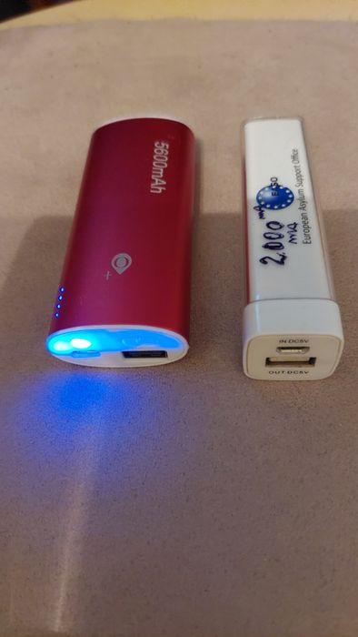 2 power bank a funcionar