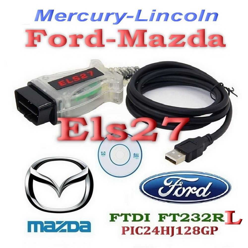 Диагностика ELS27 FORScan на чипе Pic24hg128gp Ford Mazda и др. ОБД2