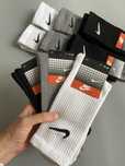 Носки (12 пар в наборі) найк, шкарпетки Nike, мікс (білі, сірі, чорні)
