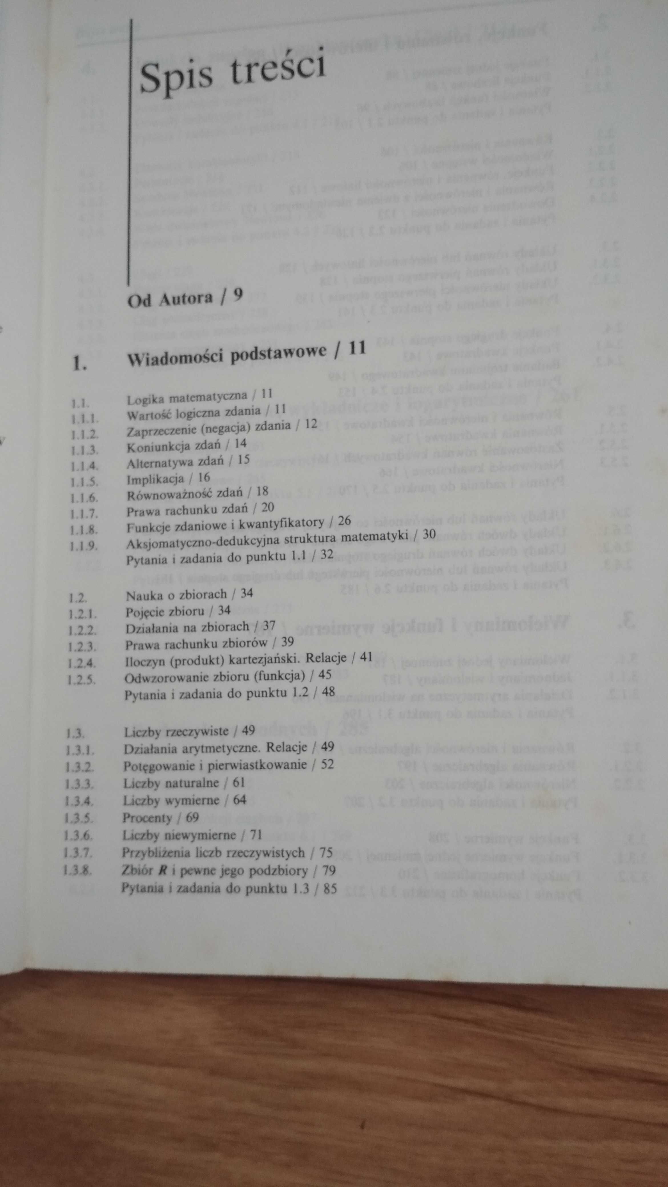 Matematyka dla kandydatow na wyzsze uczelnie ksiazka