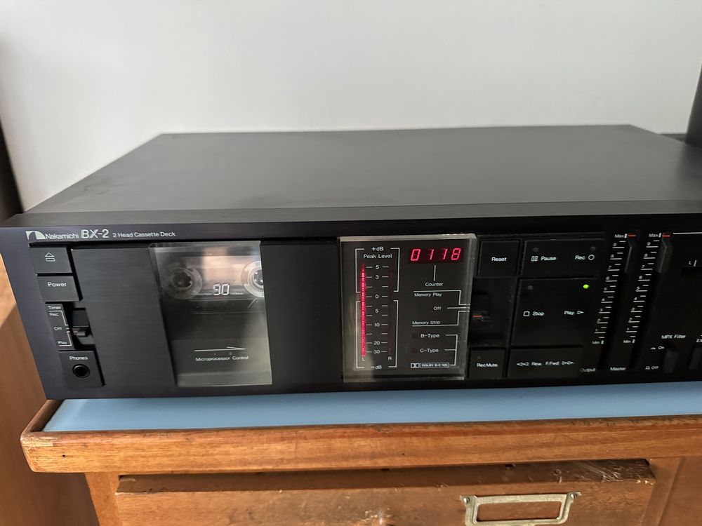 Leitor de cassetes Nakamichi BX-2 em óptimo estado!