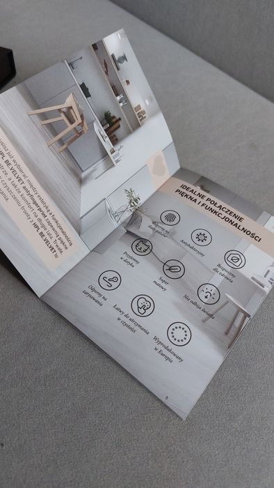 Wzornik próbnik laminaty matowe antifinger swiss krono kronopol