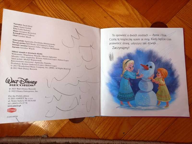 Kraina Lodu - książka bez płyty CD