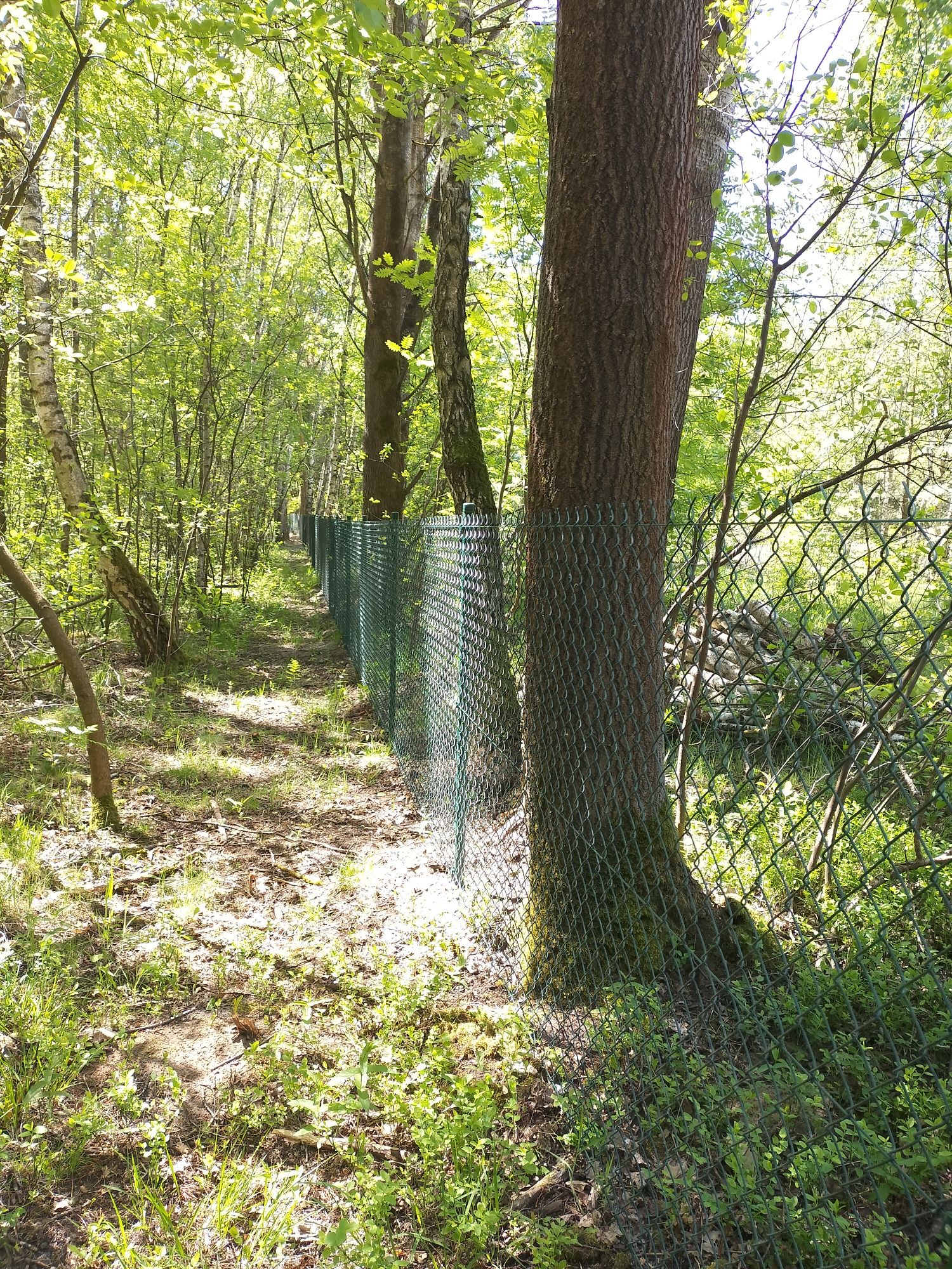 40zł kompletne Ogrodzenie SIATKA Powlekana, 1,5m, grafit, ogrodzeniowa