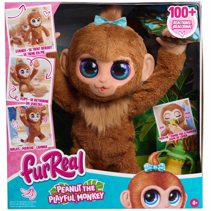 Maskotka interaktywna furReal Małpka Peanut the Playful Monkey 40 cm