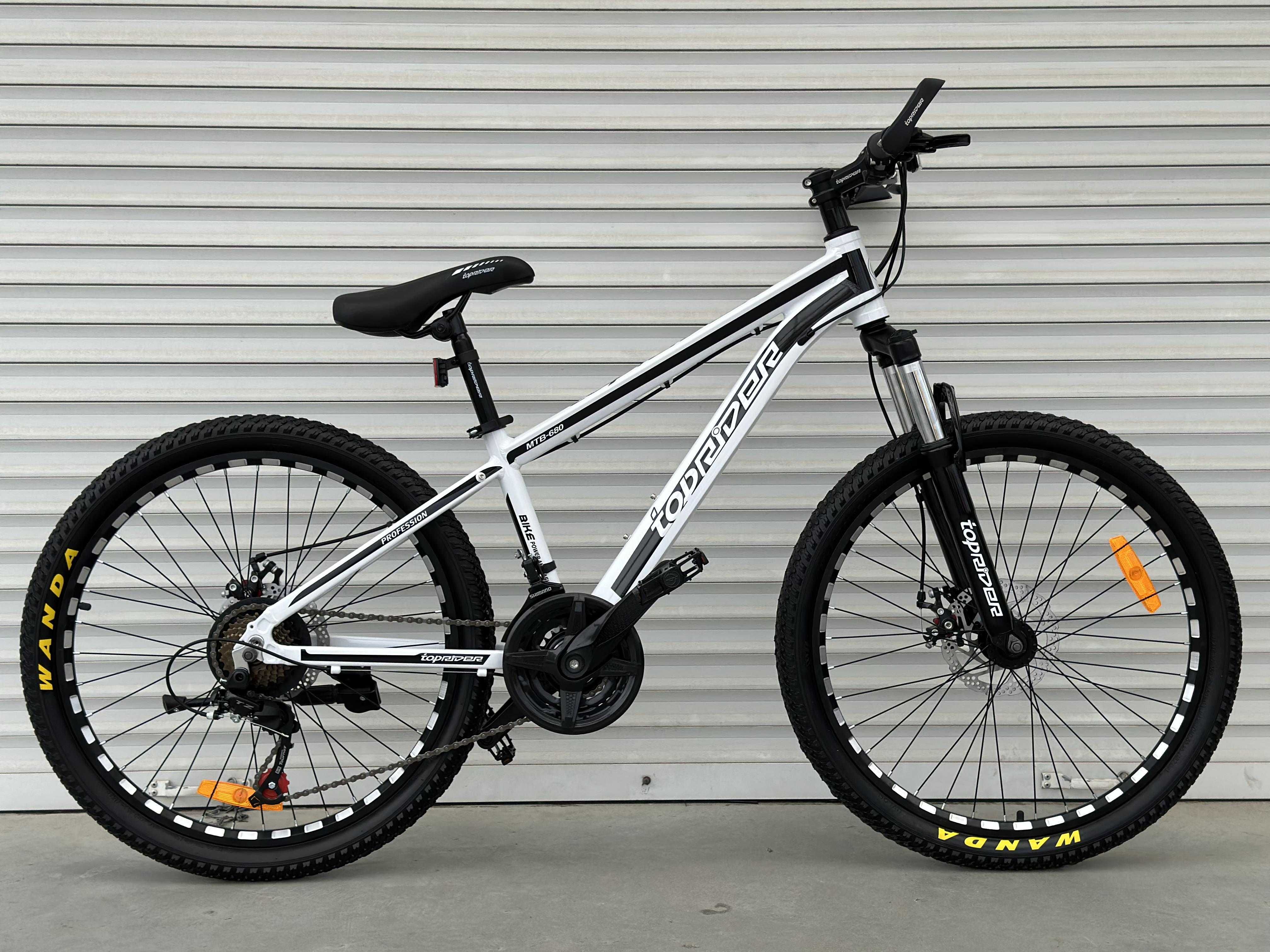 Велосипед TopRider-680 24 26" АЛЮМИНИЙ(Shimano).New
