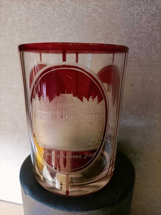 Стакан рубиновое стекло Баден