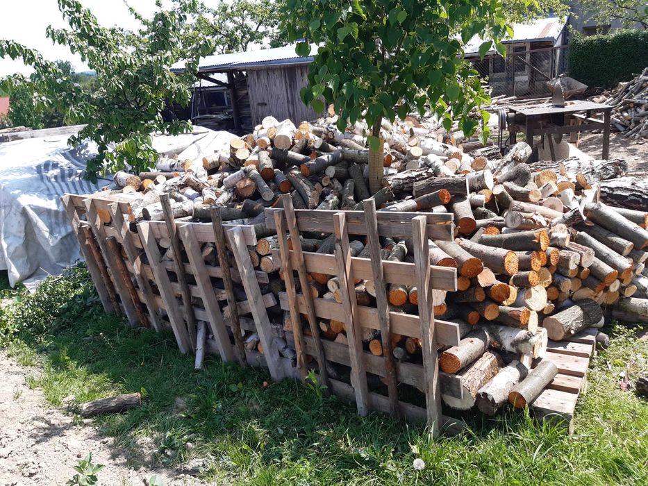 suche drewno opałowe do pieca, kominka - iwa, wierzba