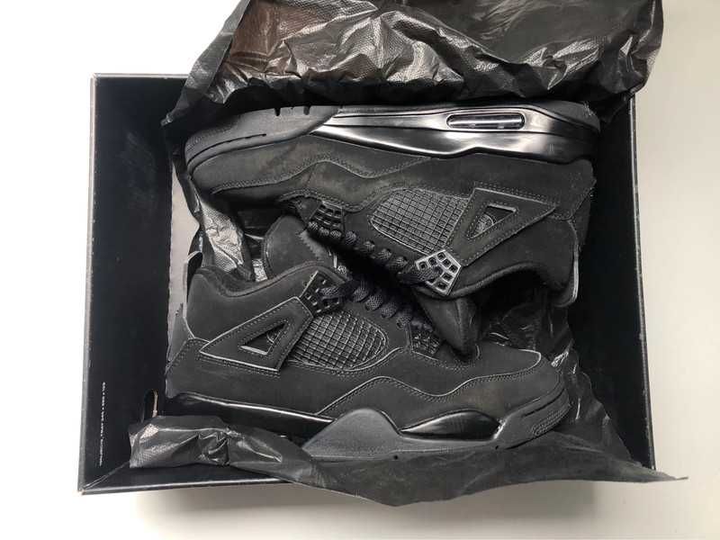 Nike Air Jordan 4 Retro Black Eu 43