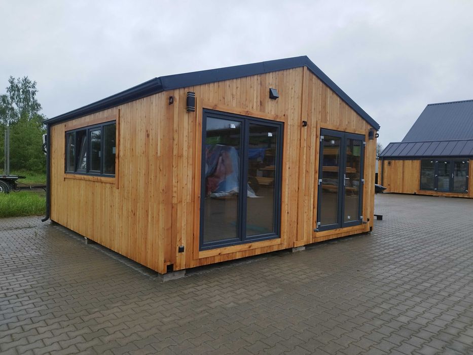 Domek mobilny całoroczny 35m2  drewniany letniskowy
