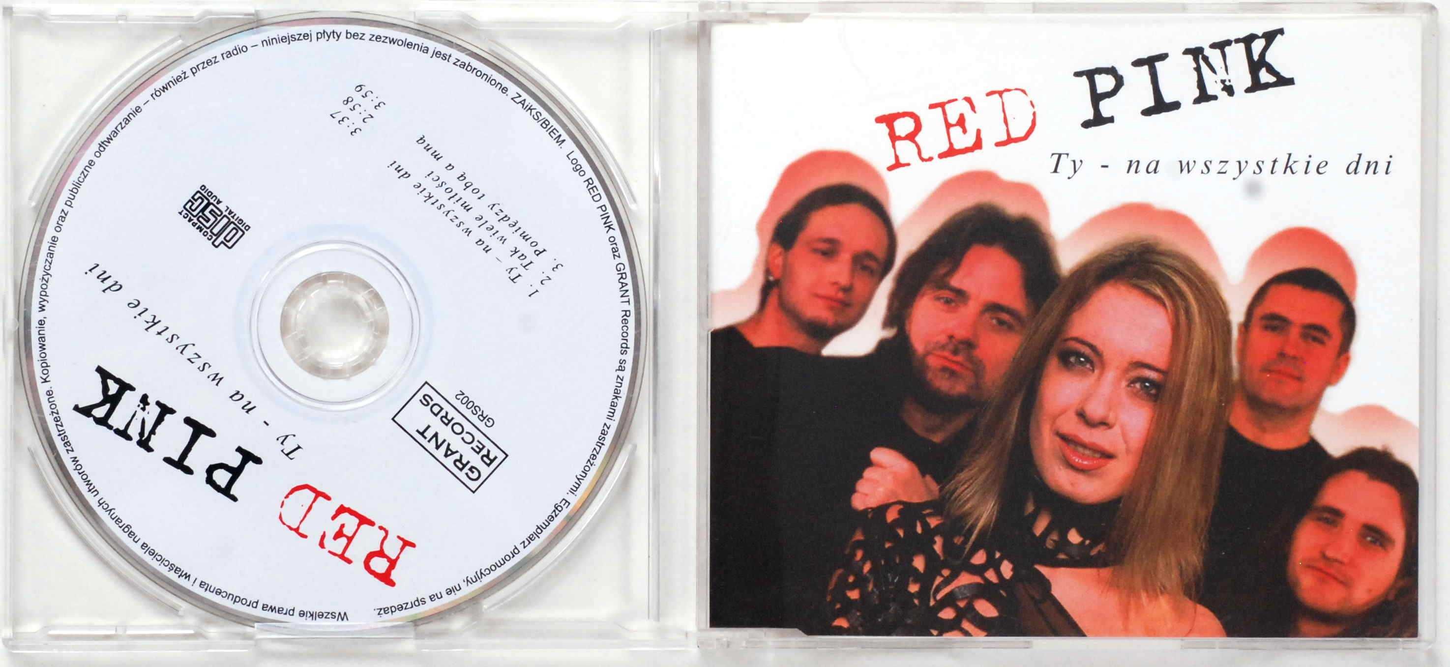 (CD) Red Pink - Ty - na wszystkie dni s.BDB