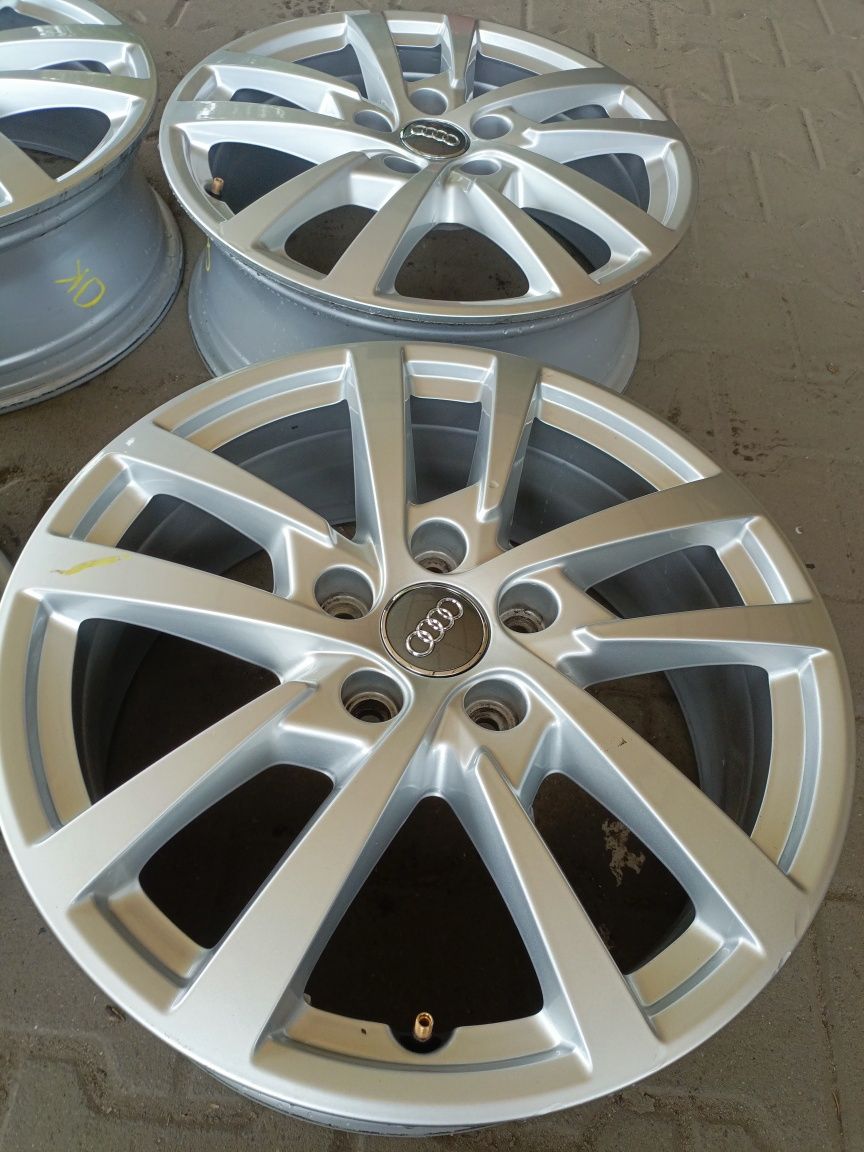 Felgi aluminiowe Audi 6jx17 et48 5x112 jak NOWE