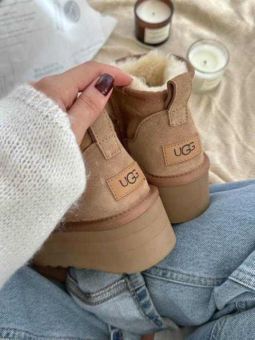 Угги/Угг/Уггі/Уги/Угі/UGG Australia Ultra Mini Platform Chestnut