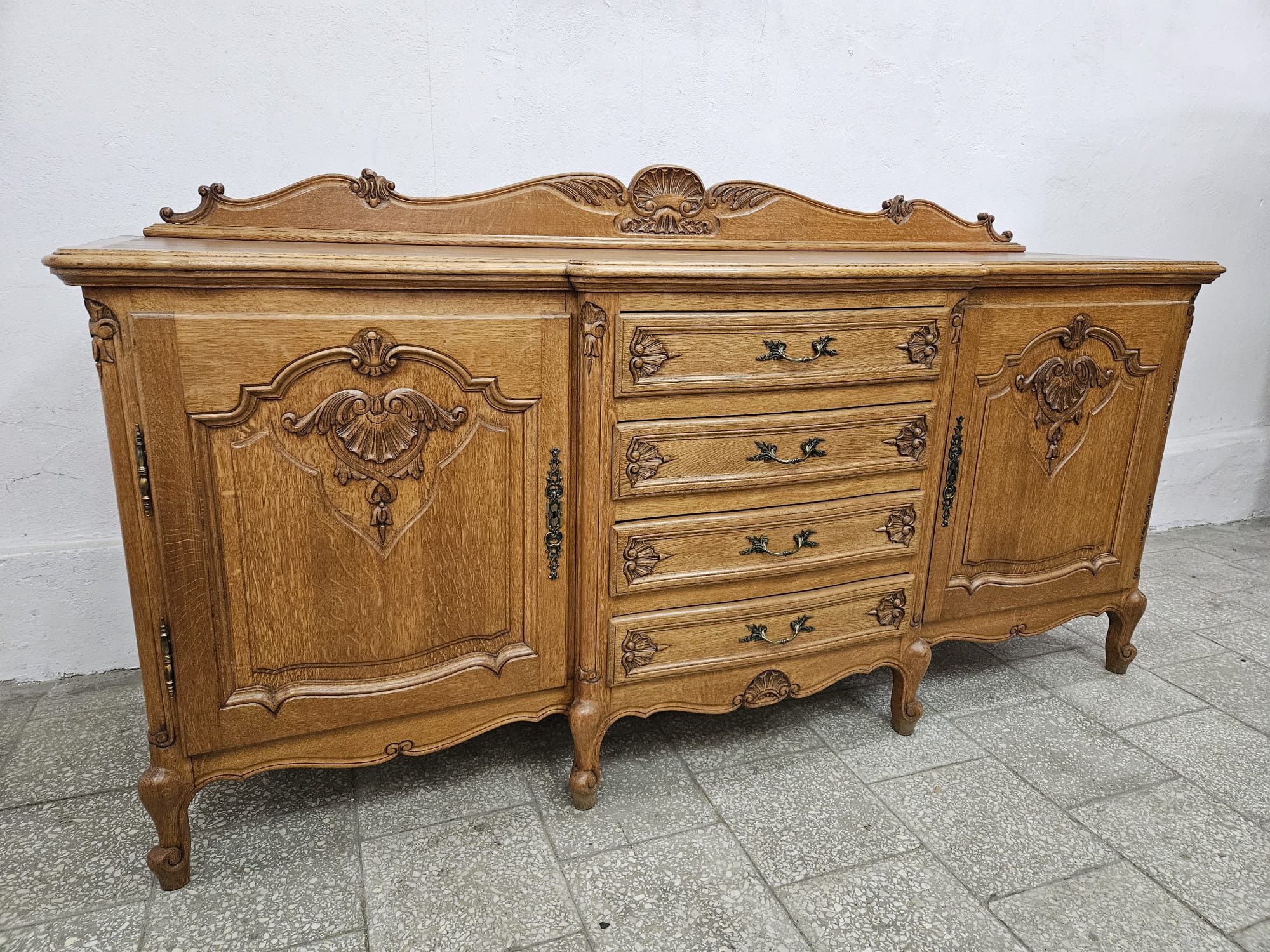 Piękna francuska komoda Ludwikowska 210cm /