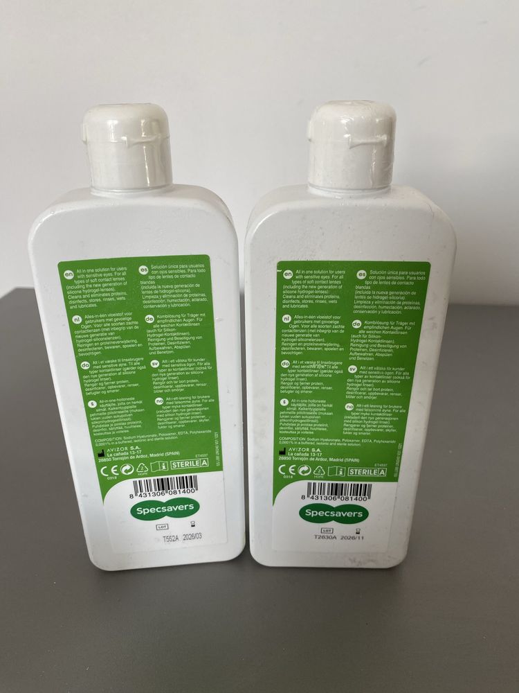 Płyn do soczewek kontaktowych 2x 240ml