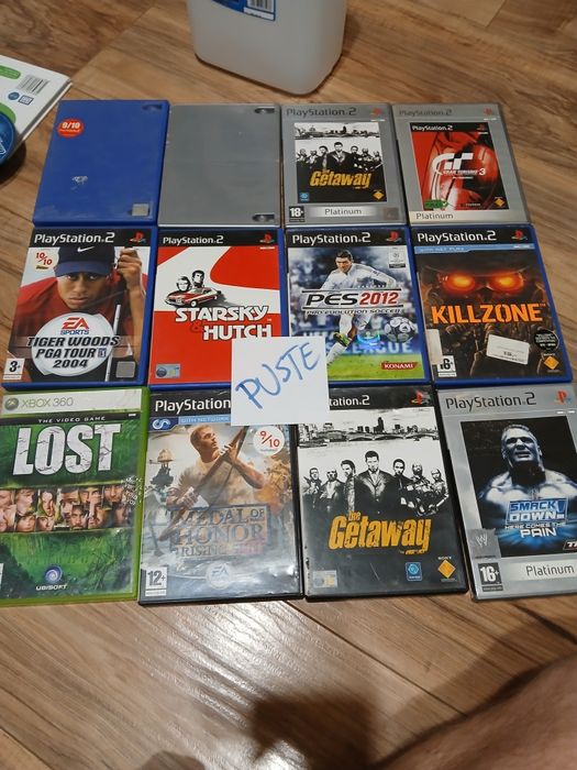 PS2 duży zestaw gier do regeneracji