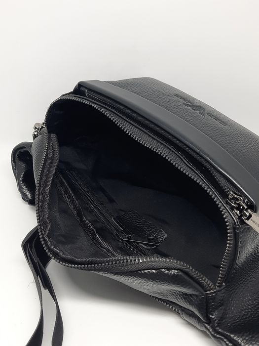 Чоловіча шкіряна бананка поясна сумка | Мужская кожаная бананка