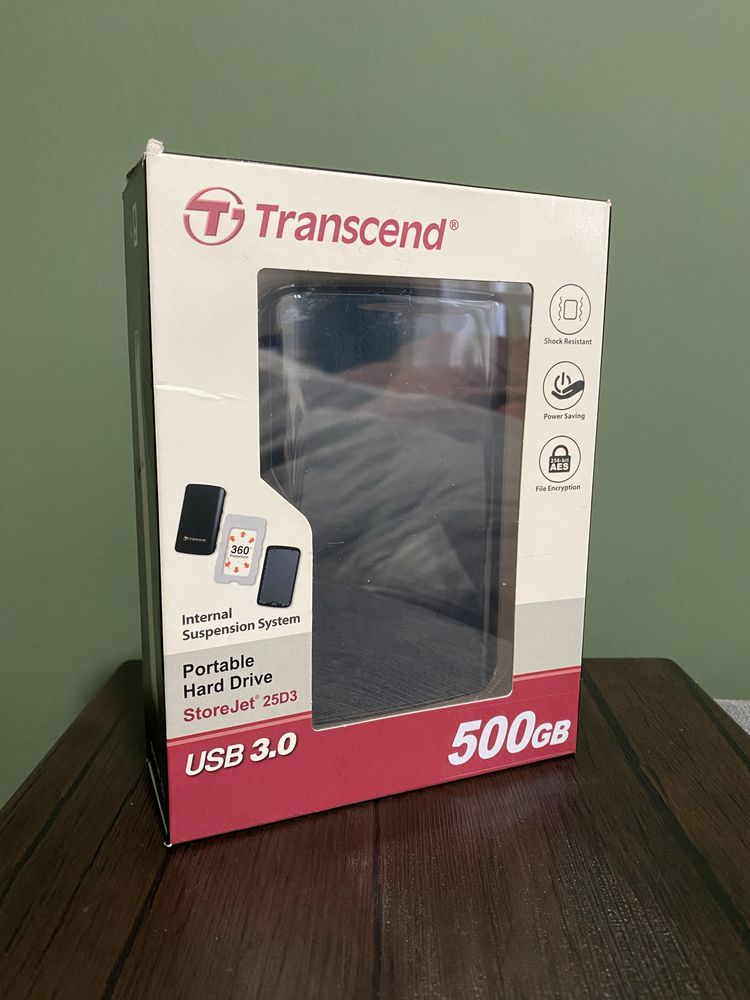 Жорсткий диск Transcend StoreJet 500GB 5400rpm 3 2.5 USB 3.0 External