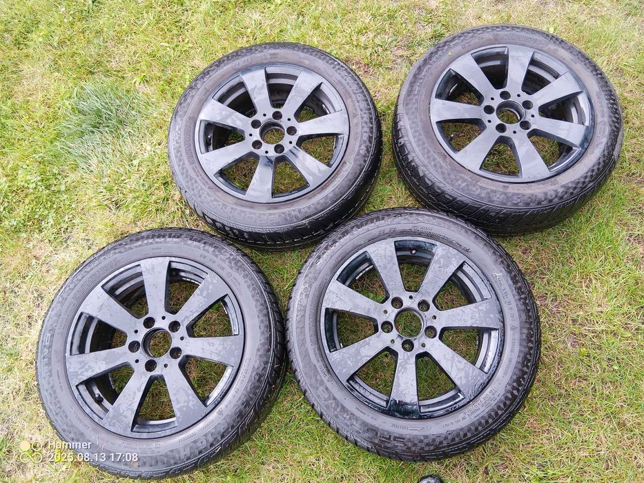 Felgi z oponami zimowymi do mercedesa 5x112 205/55/16