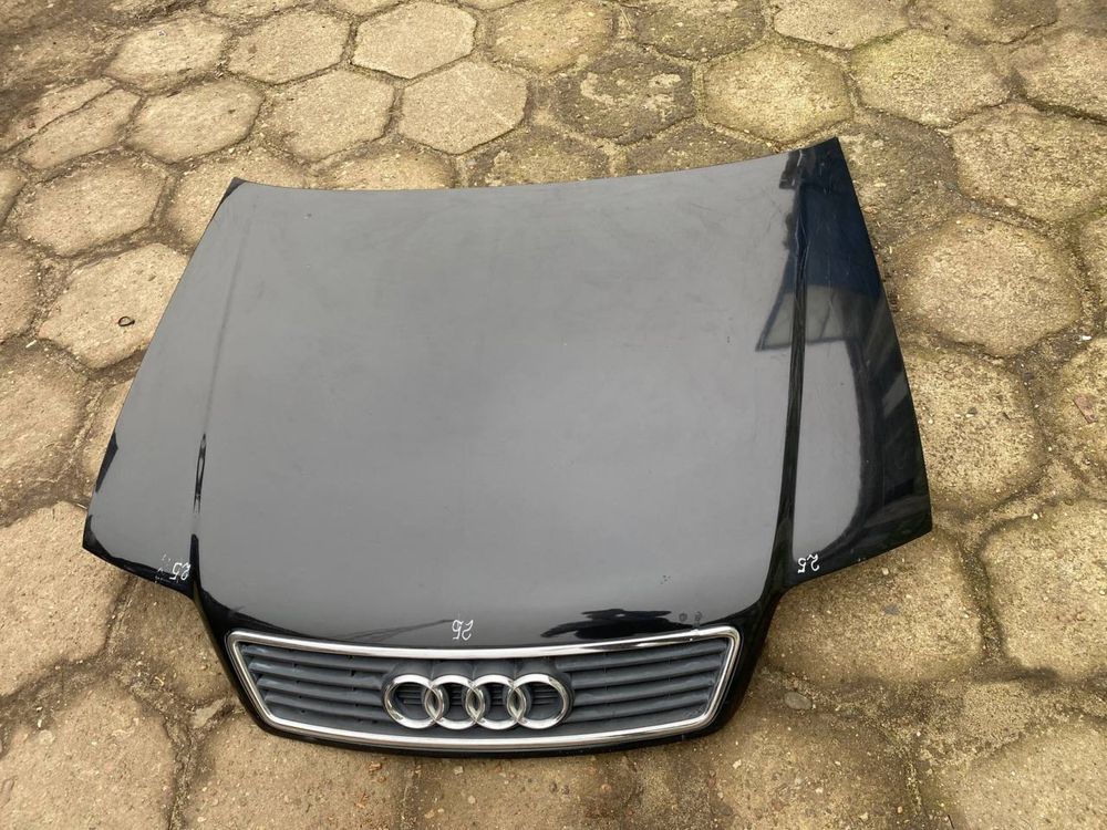 Капот чорний Ауді А6 Ц5 Audi A6 C5 1997-2000 дорестайл