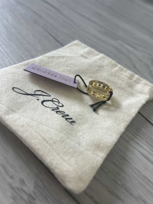 Pierścionek srebrny pozłacany z cyrkoniami