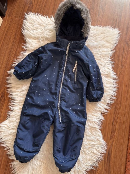 Зимовий непромокаючий комбінезон h&m теплий 9-12 міс 80 см