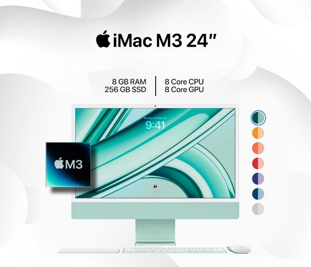 iMac 24" M3  8GB / 256GB | 8GB / 512GB