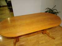Stół rozkładany z dębowego drewna