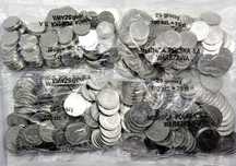 Zestaw Monet 10gr, 20gr, 50gr, 1 zł Stal Powlekana 2019 4 woreczki kpl
