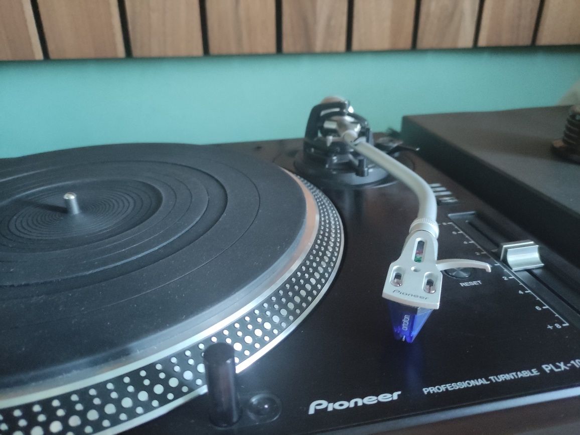 Pioneer PLX-1000 с головкой Ortofon 2M Blue (Technics SL 1210 1200)