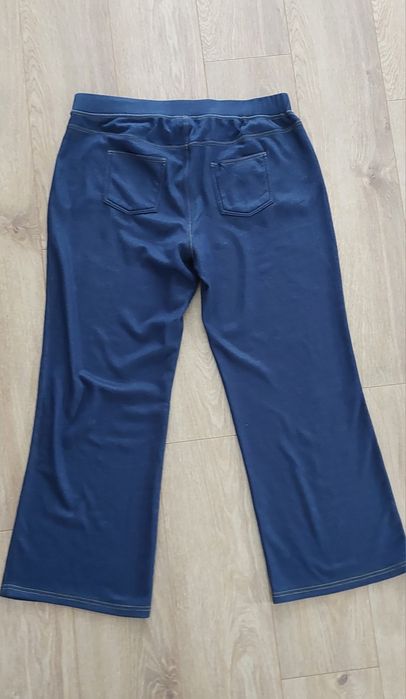 John Baner Bonprix r.48/50 ocieplane granatowe spodnie/getry